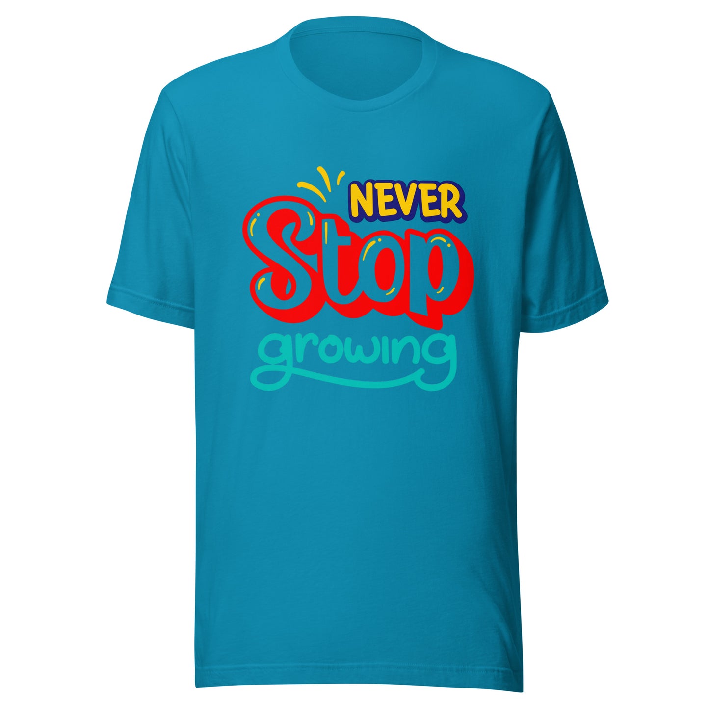 'Never Stop Growing' Unisex T-Shirt