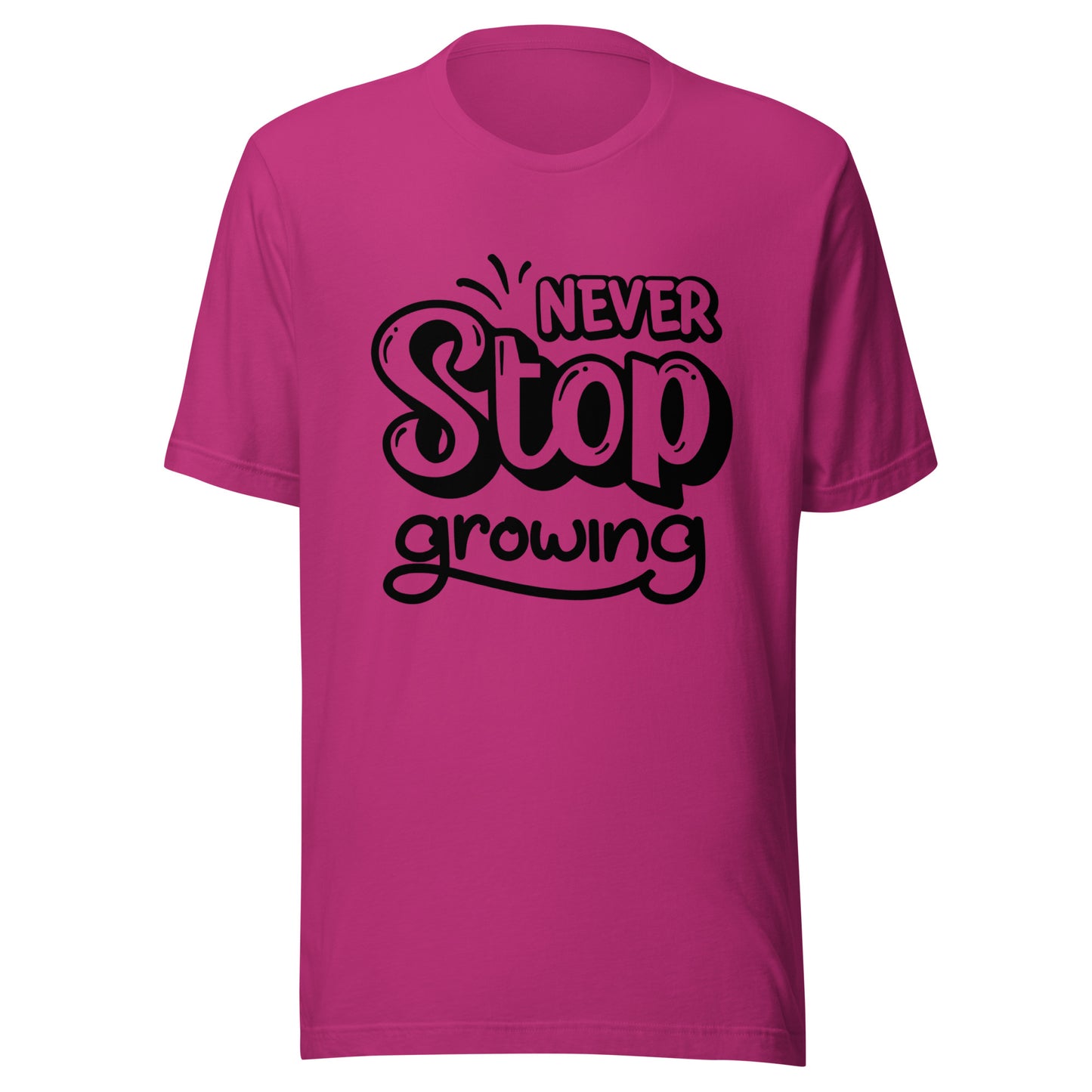 'Never Stop Growing' Unisex T-Shirt