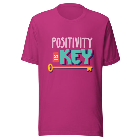 'Positivity Is Key' Unisex T-Shirt