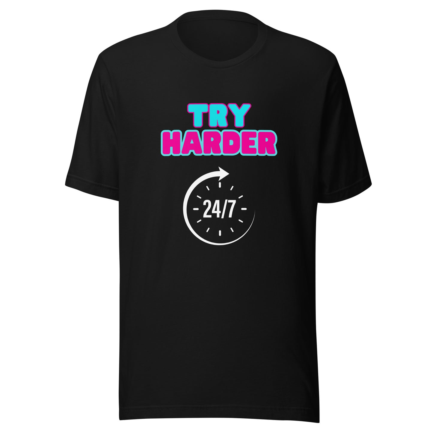 'Try Harder' Unisex T-Shirt