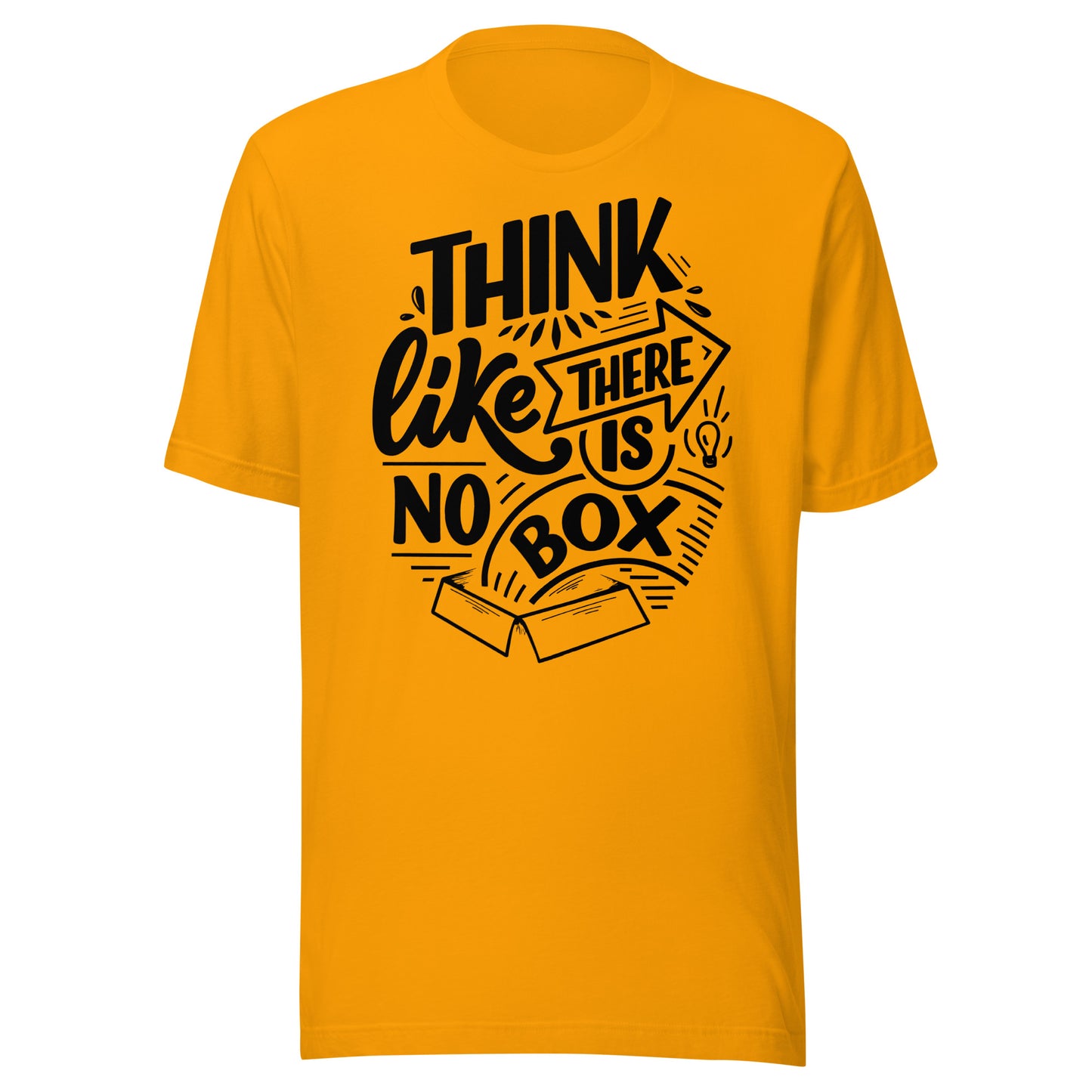 'Think Like There Is No Box' Unisex T-Shirt