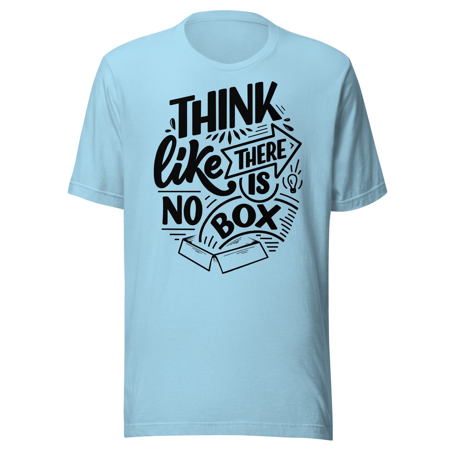 'Think Like There Is No Box' Unisex T-Shirt