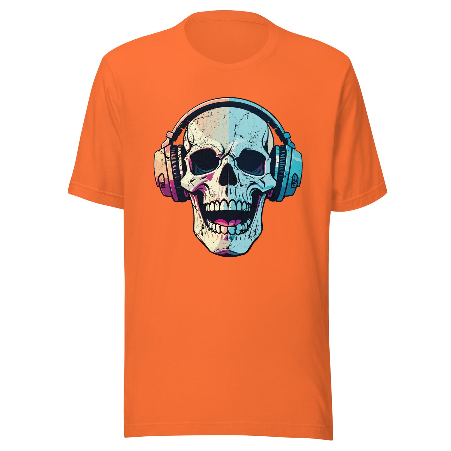 'Skull Headphones' Unisex T-Shirt