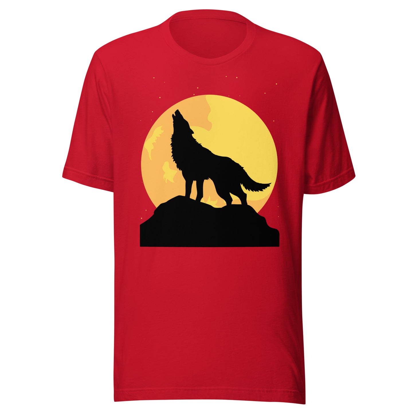 'Wolf & Moon' Unisex T-Shirt