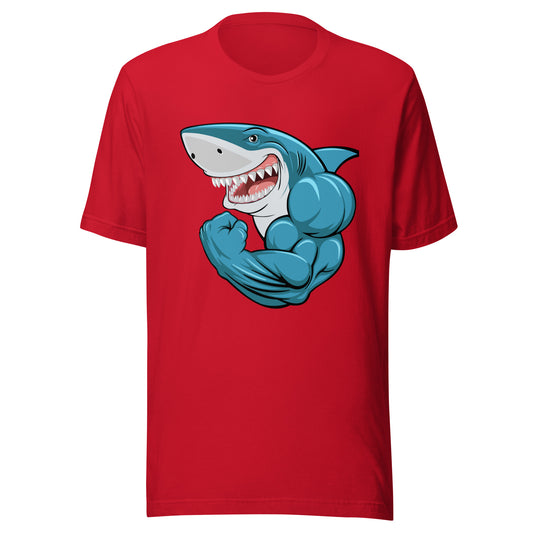 'Muscle Shark' Unisex T-Shirt