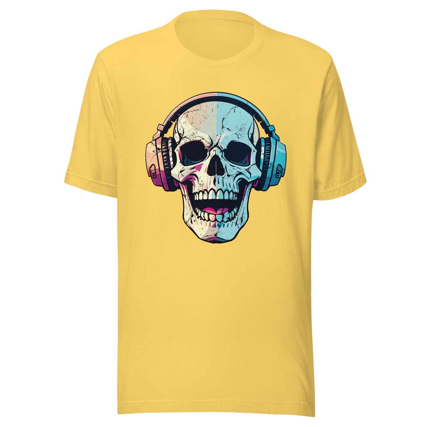 'Skull Headphones' Unisex T-Shirt